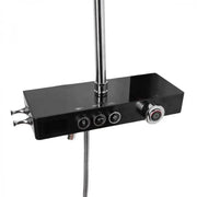 Shower Column LCD Display Stainless Steel Black Silver SJG/003