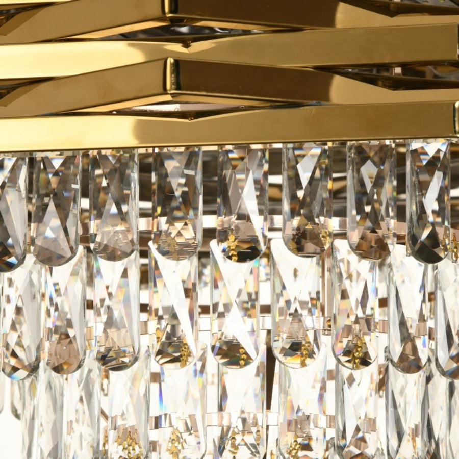 Kaison Crystal Chandelier 16xE14 Gold 