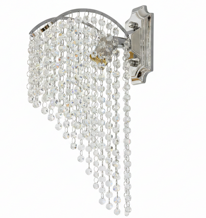 Cristal Ander lamp 1x E14 Glossy Chrome