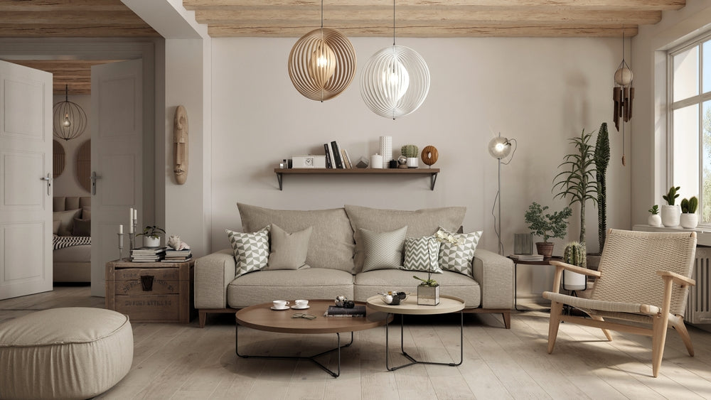 vintage furniture arrangement