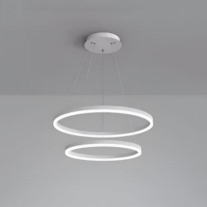 Christine 100W Dimmable LED Chandelier with Remote Control White Gold