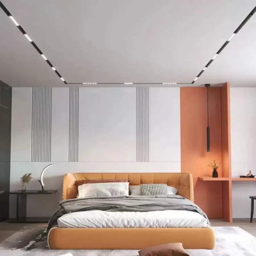 Magnetic LED Grid 12W Recessed Neutral Light Black