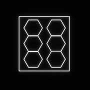 Honeycomb LED hexagons 2990mm X 2080mm
