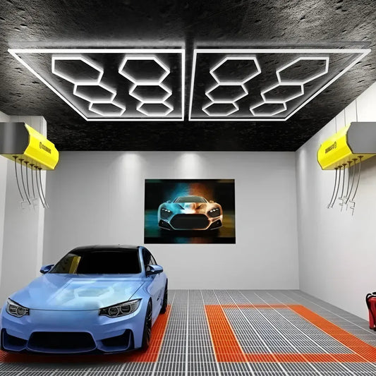 Honeycomb LED hexagons 2990mm X 2080mm