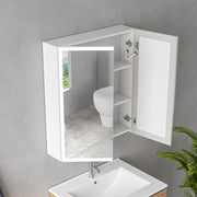 Laura Wardrobe With LED Mirror DBP122 60x70 White