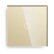 Touch Switch Cap-Staircase Tempered Glass Gold 