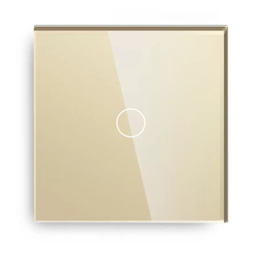Touch Switch Cap-Staircase Tempered Glass Gold 