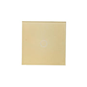 Simple Touch Switch Tempered Glass Gold
