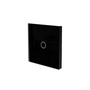 Simple Touch Switch Black Tempered Glass