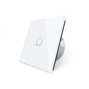 Touch Switch, Simple, White, Tempered Glass, Livolo