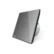Touch Switch, Simple, Gray, Tempered Glass, Livolo