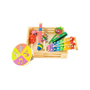 Creative Game Box with Musical Instruments, 8 Pieces, Wood