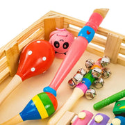 Creative Game Box with Musical Instruments, 8 Pieces, Wood