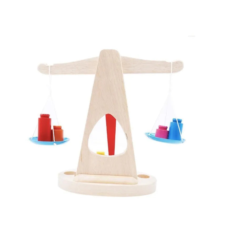Interactive Balance Weights Game, 8 Pieces, Wood