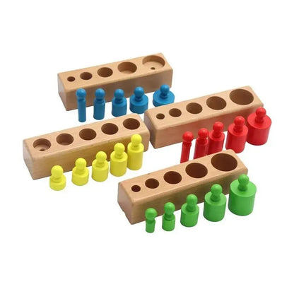 Montessori Game, Multicolor, Wood