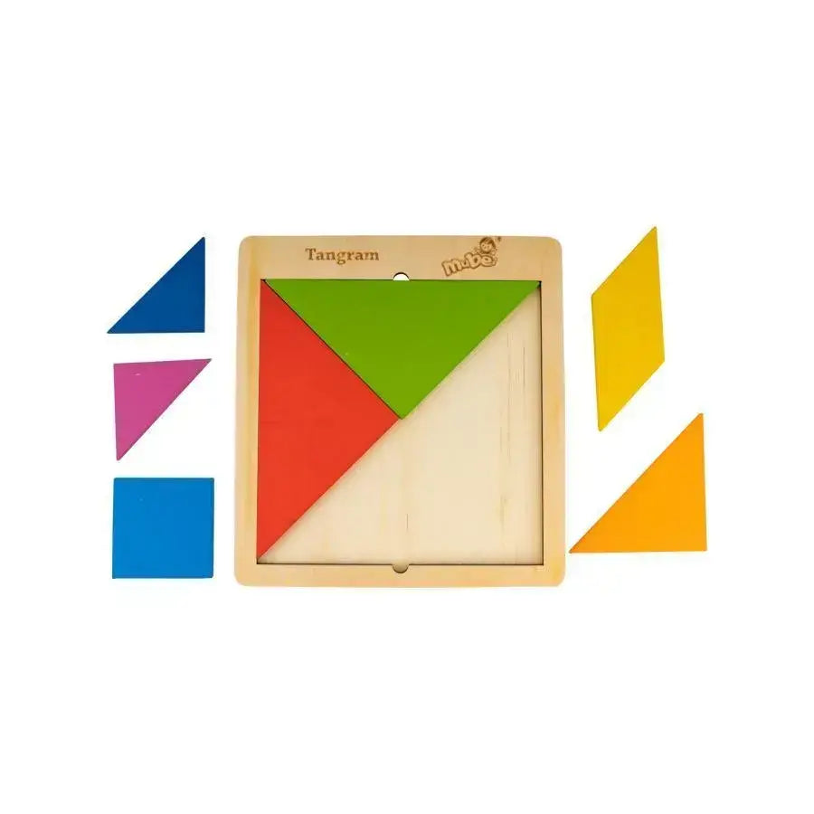 Educational Tangram Game, 8 Pieces, Multicolor, PG-L08