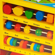 Montessori Multifunctional Educational Building Toy, Multicolor, 35 Pieces, Wood and Plastic