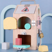 Montessori Educational Toy Mansion of Mysteries, 6 Pieces, Wood