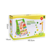 Montessori Educational Toy Activity Walker, 12 Pieces, Multicolor, Wood
