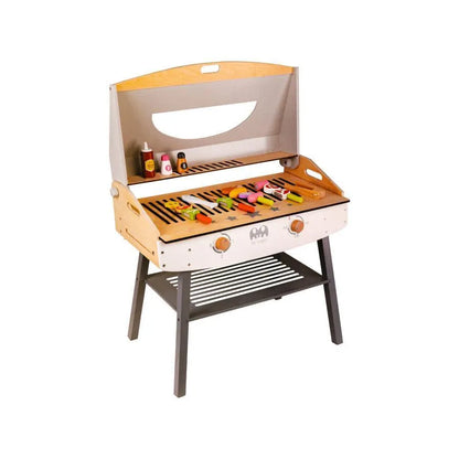 Barbecue Grill Toy, 35 Pieces, Multicolor, Wood