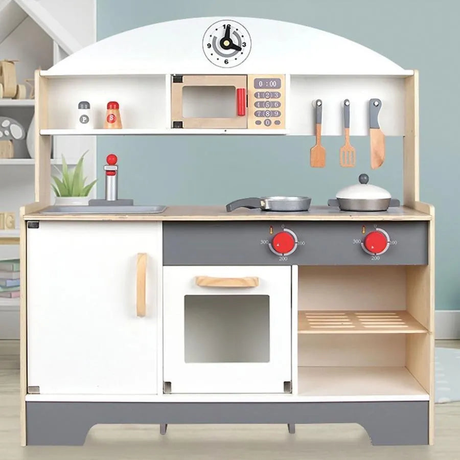 Little Chef's Kitchen Toy, 42 Pieces, Wood