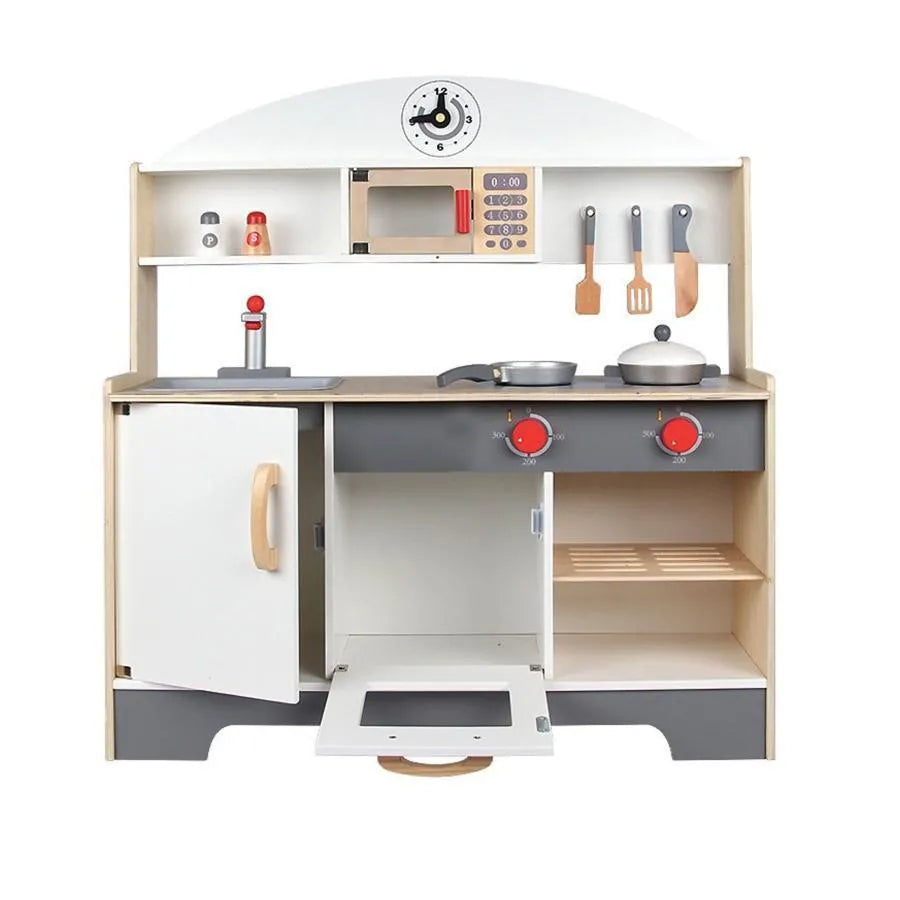 Little Chef's Kitchen Toy, 42 Pieces, Wood