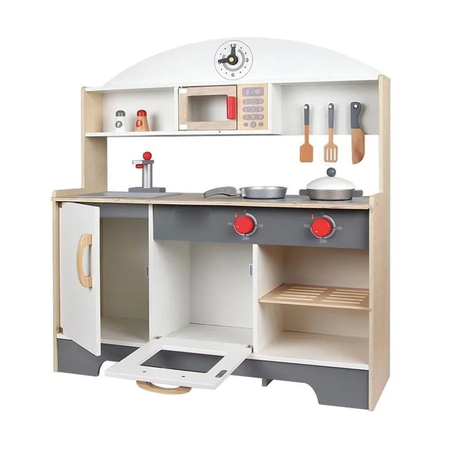 Little Chef's Kitchen Toy, 42 Pieces, Wood