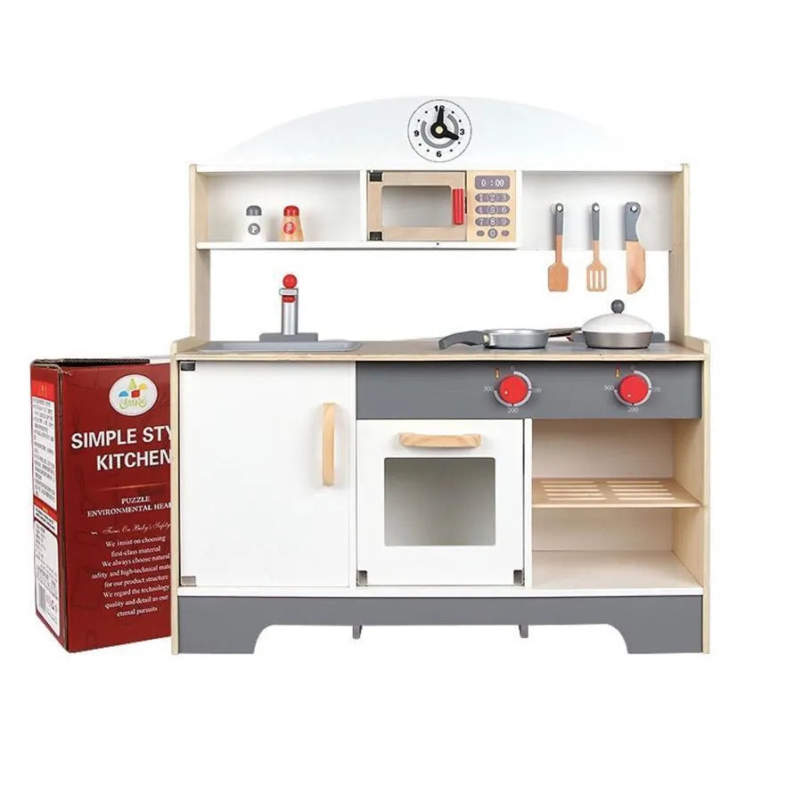 Little Chef's Kitchen Toy, 42 Pieces, Wood