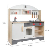 Little Chef's Kitchen Toy, 42 Pieces, Wood