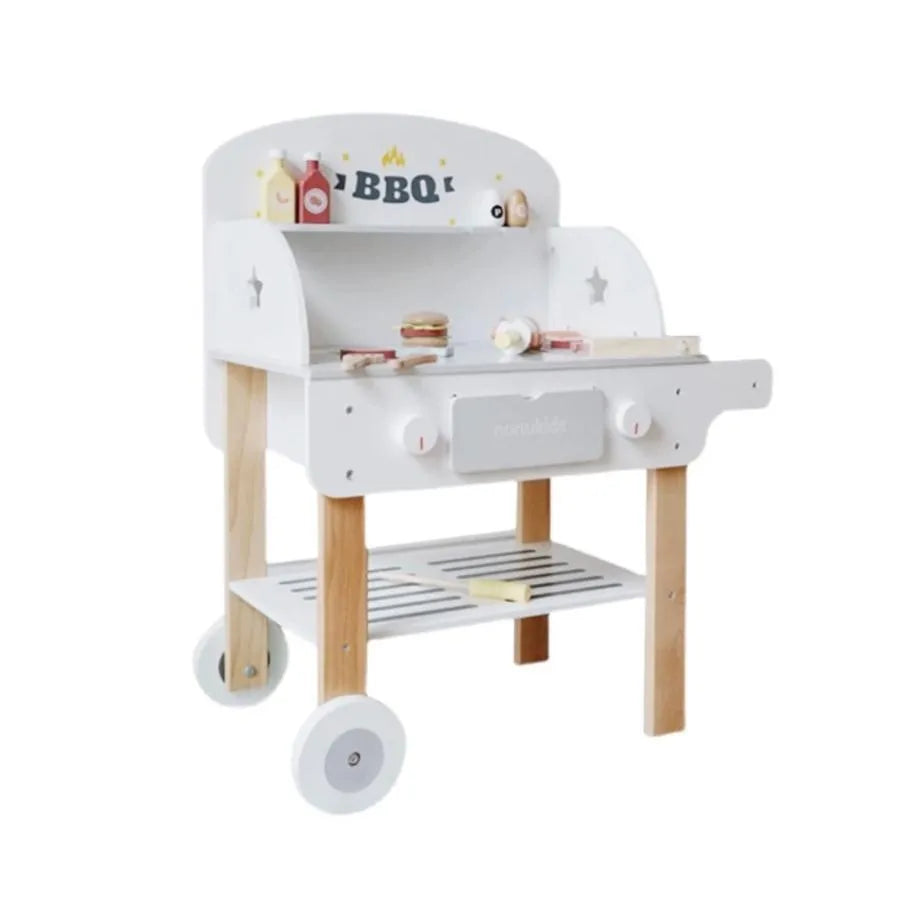 Wooden Barbecue Toy, 52 Pieces, Multicolor, Wood