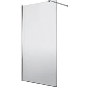 Paravan duș Walk-In 120x195 cm, sticlă securizată 8 mm, satin, profil metalic rezistent
