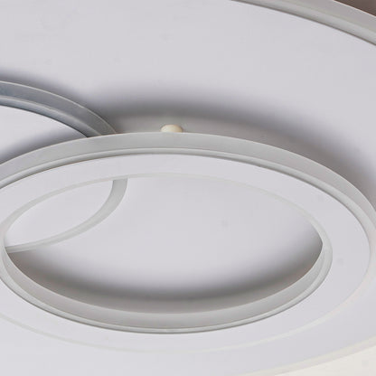 LED chandelier with Nolux Luminosa remote control, 120W, 3 circles, cold/hot/neutral light, unstable, white