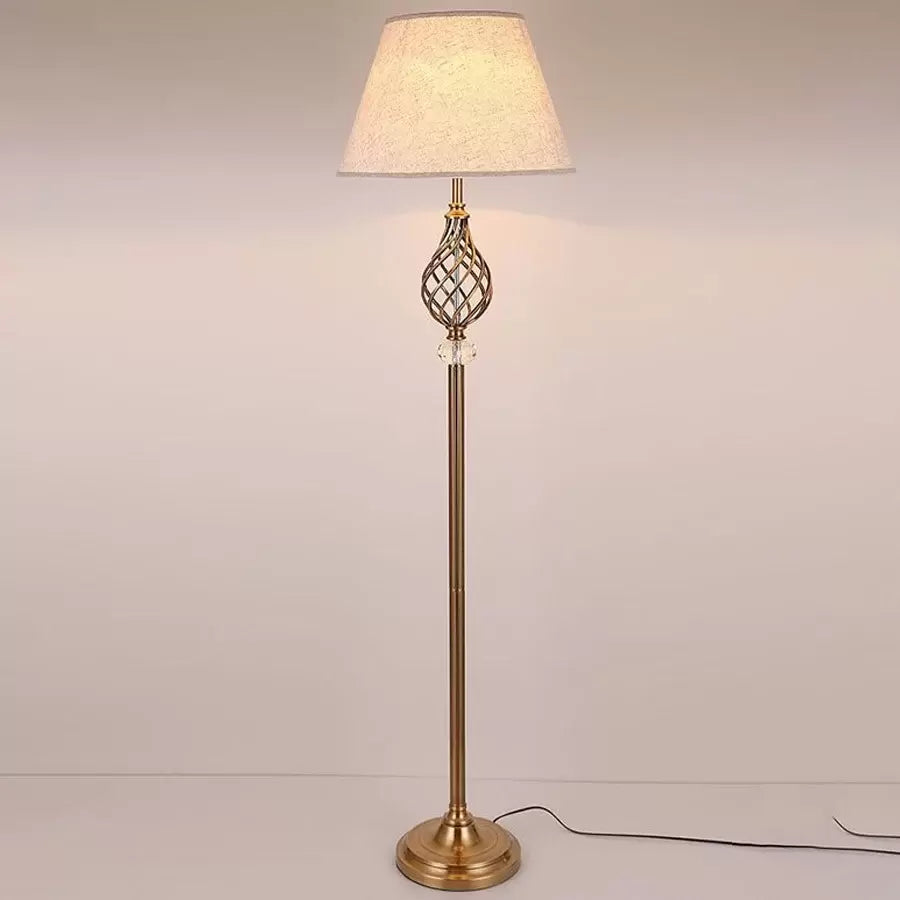 Brixton Floor Lamp 1x E27 Gold