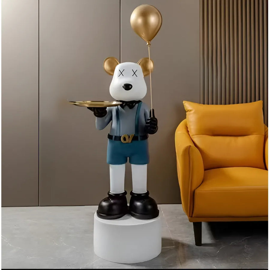 Luxurious Multicolor Resin LED Floor Lamp