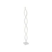 Piscius LED Floor Lamp, 120W, Cold/Warm/Neutral Light, Metal and Acrylic, White