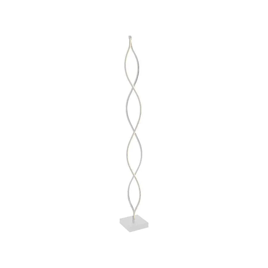 Piscius LED Floor Lamp, 120W, Cold/Warm/Neutral Light, Metal and Acrylic, White