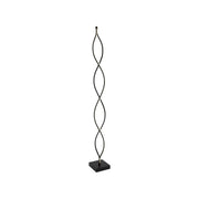 Piscius LED Floor Lamp, 120W, Cold/Warm/Neutral Light, Metal and Acrylic, Black