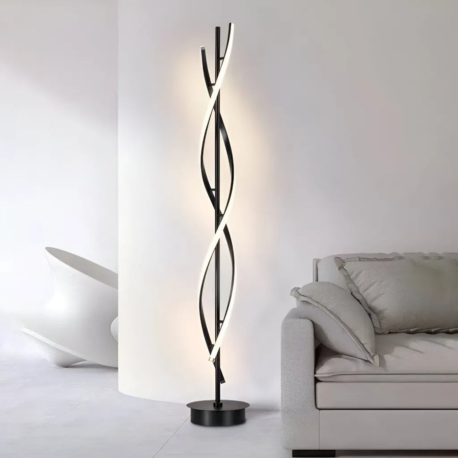 Upsilon LED lamp, 48W, 3000K/4000K/6000K, Metal and Acrylic, Black 