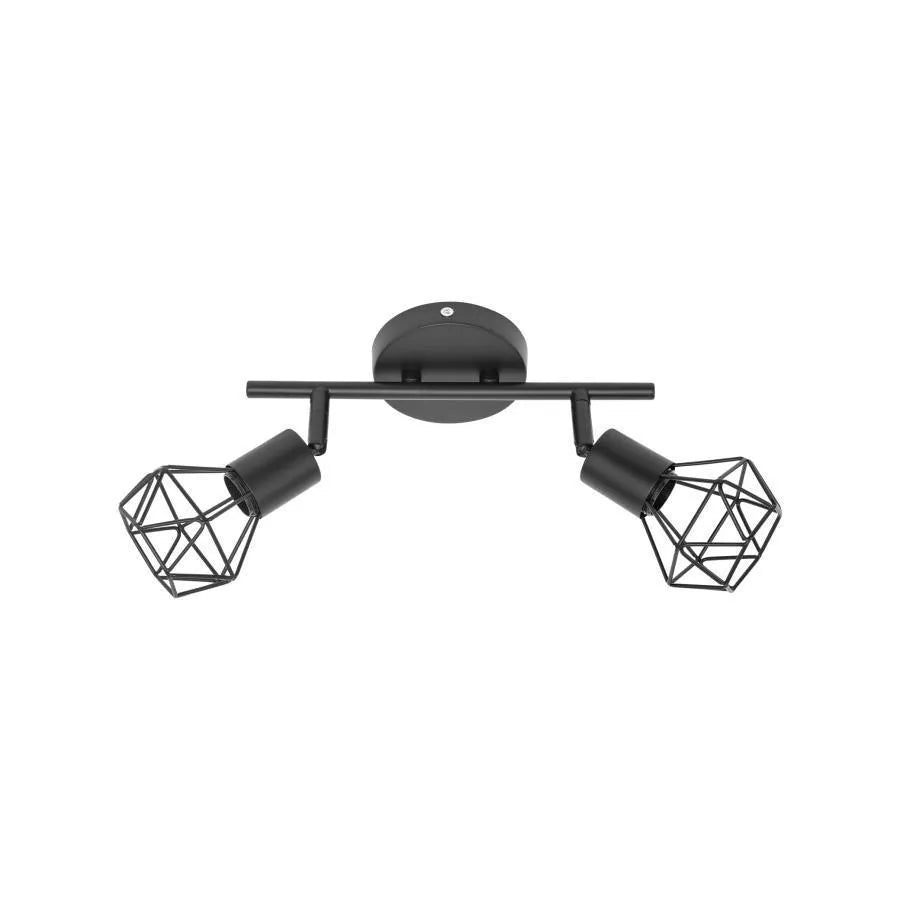 Abigela Chandelier 2x E27 Black 