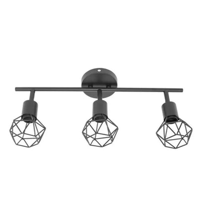 Adana Chandelier 3x E27 Black 