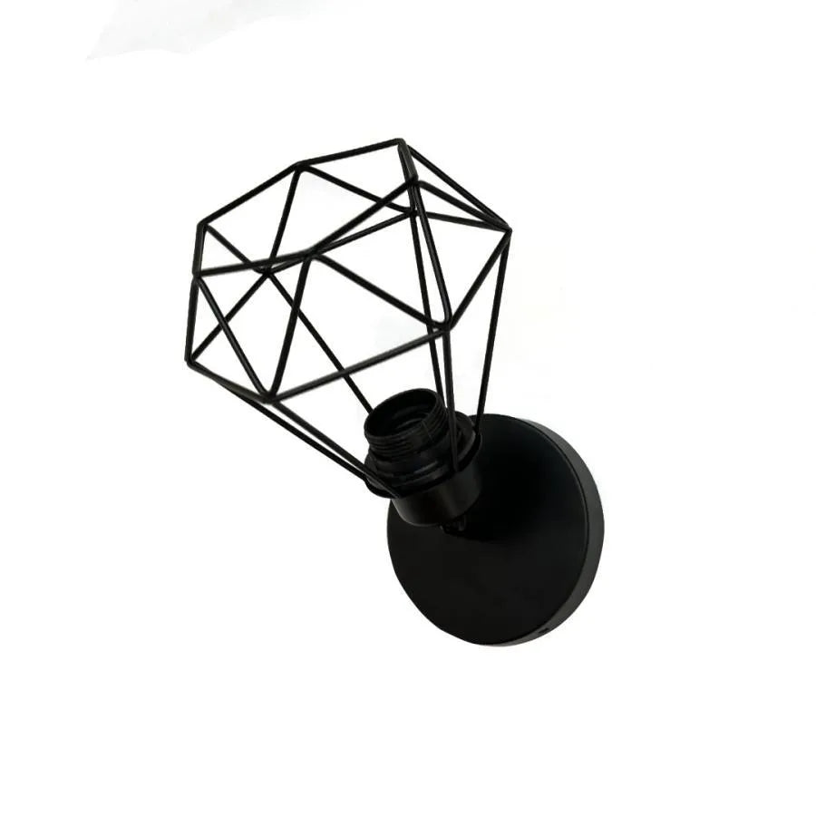 Aethra Chandelier, 1x E27, Metal, Black 