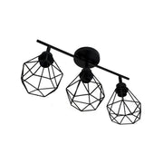 Ailyn Chandelier 3x E27 Black 