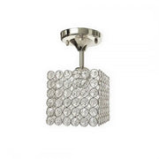 Catrina Chandelier, 1*E27, Chrome, Metal and Crystal