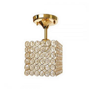 Catrina Crystal Chandelier, 1*E27, Square, Gold