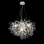 Konnan Crystal Chandelier 6*E14 Diameter 60cm White