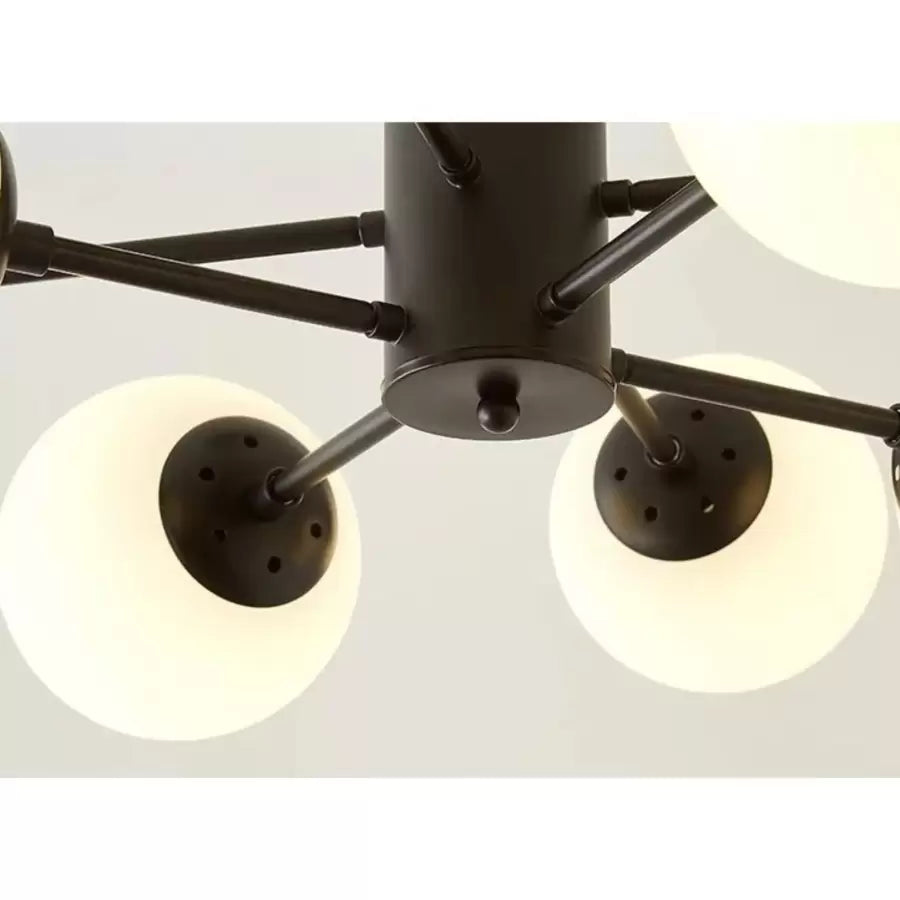 Keneth Chandelier 8x E27 Black