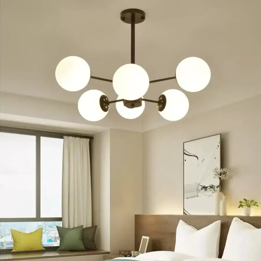 Koen Chandelier 6x E27 Black