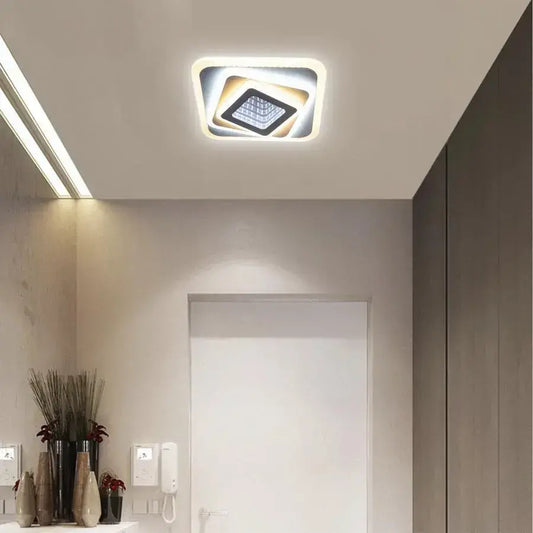 NEXA LED Chandelier Square 3D, 36W, White, Cold/Warm/Neutral Light