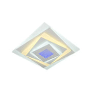 3D LED Chandelier NIVARA Square, Diameter 30cm, 20W RGB, White, Cold/Warm/Neutral Light