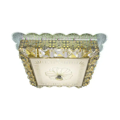 Anaida LED chandelier, 48W, Gold, 3000K, RGB